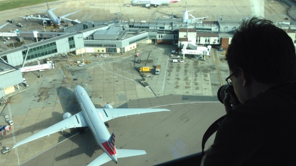 Spotter gets special visit to Heathrow tower