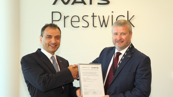 NATS Prestwick forges new partnership with the University of the West of Scotland