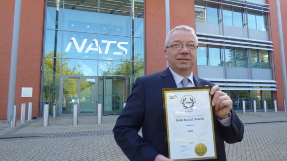 NATS strikes gold at health and safety awards